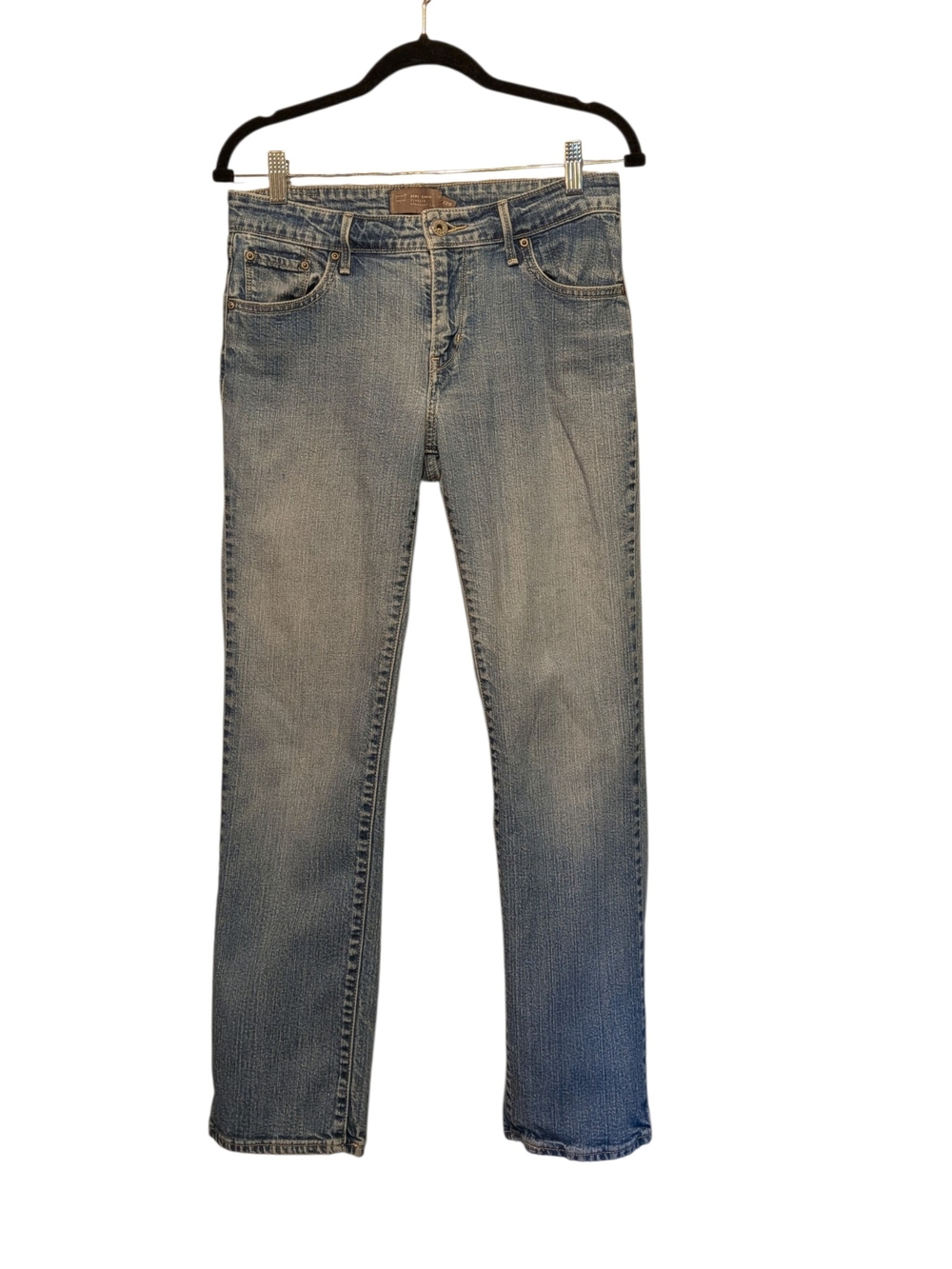 Levi's Demi Curve Classic Cotton Light Wash Straight-Leg Jeans 29